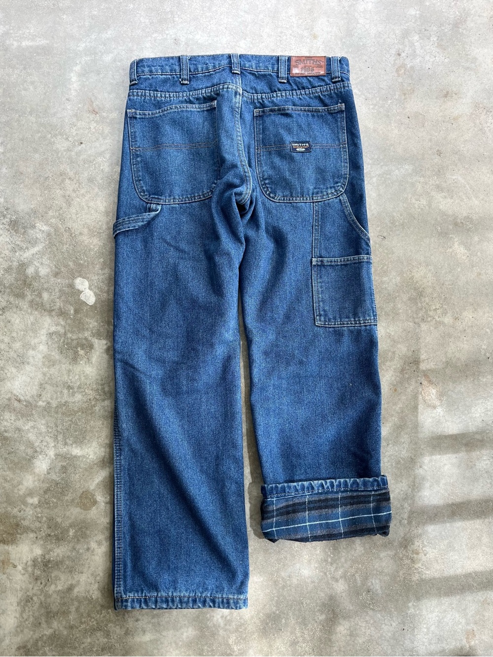 Flannel Lined Carpenter Jeans - 33x32
